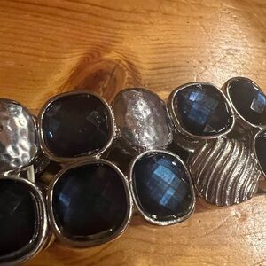 Lifestyle Studios Blue and Silver Stone Bracelet